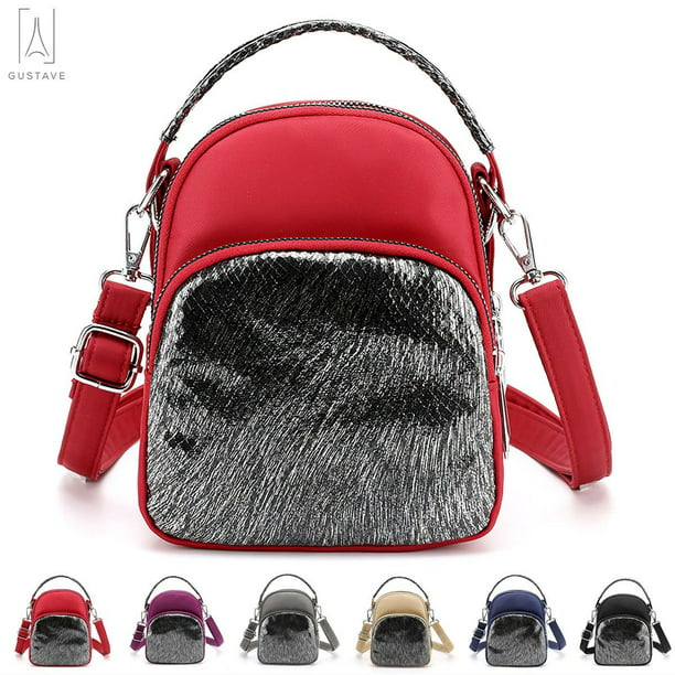Color : Red Pro-BikeUS Shoulder Bag Diagonal Package Satchet Bags for Women 